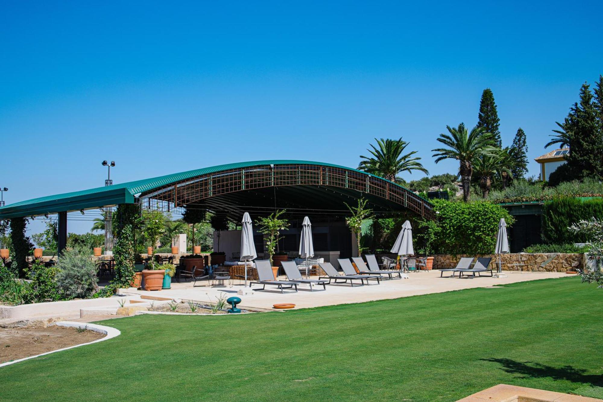 Hacienda El Rosalejo Pensionat Villamartín Exteriör bild